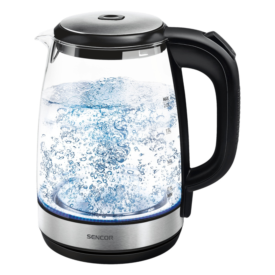 Bouilloire en verre, 2 L - Sencor dans le groupe Électroménager / Réchauffer et cuire / Bouilloires l\'adresse The Kitchen Lab (1524-14283)