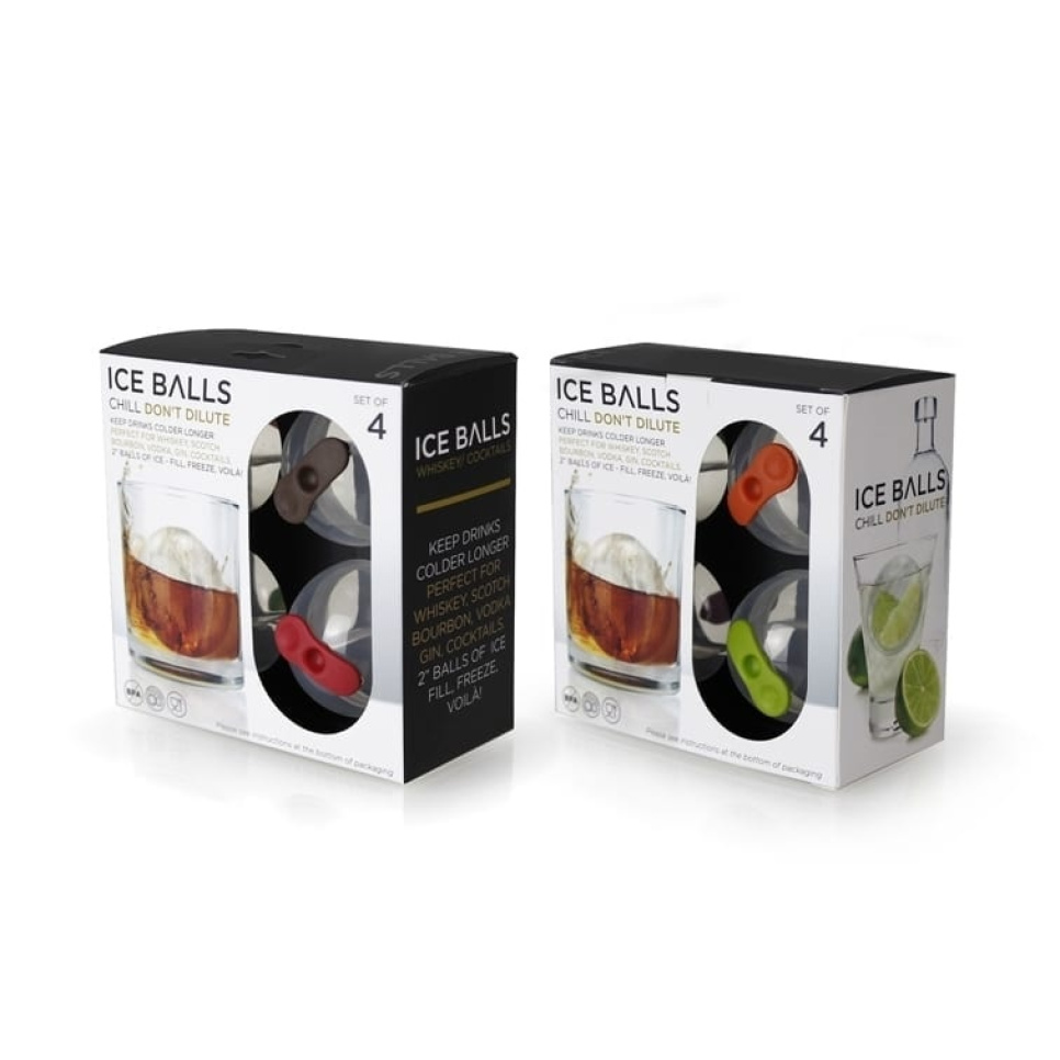 Forme de boule de glace pack de 4