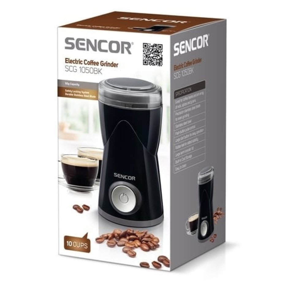 Moulin à épices et à café, électrique, noir - Sencor