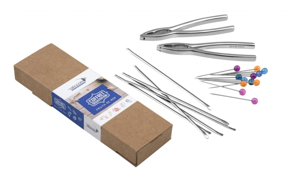 Service fruits de mer - Deglon dans le groupe Arts de la table / Couverts / Ustensiles pour les fruits de mer l\'adresse The Kitchen Lab (1525-18578)