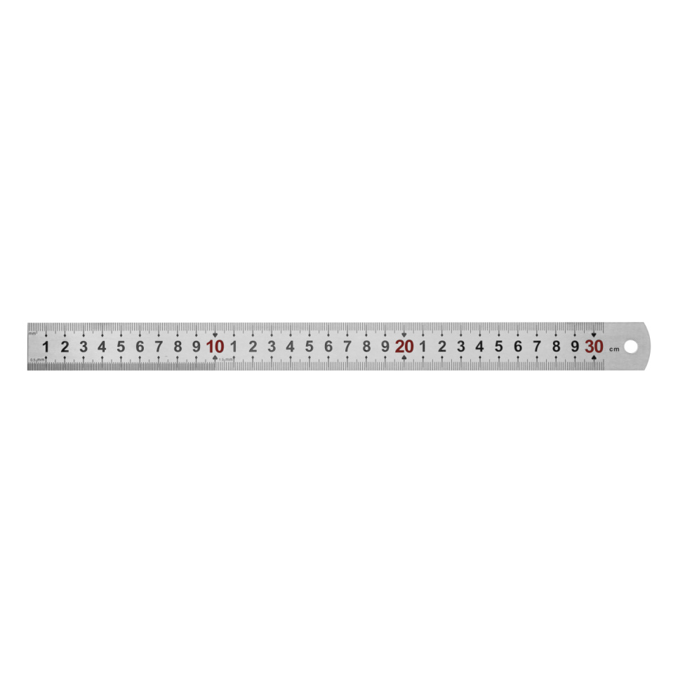 Règle en acier inoxydable, 30 cm – Déglon dans le groupe Cuisine / Ustensiles de cuisine / Mise en place l\'adresse The Kitchen Lab (1525-33675)
