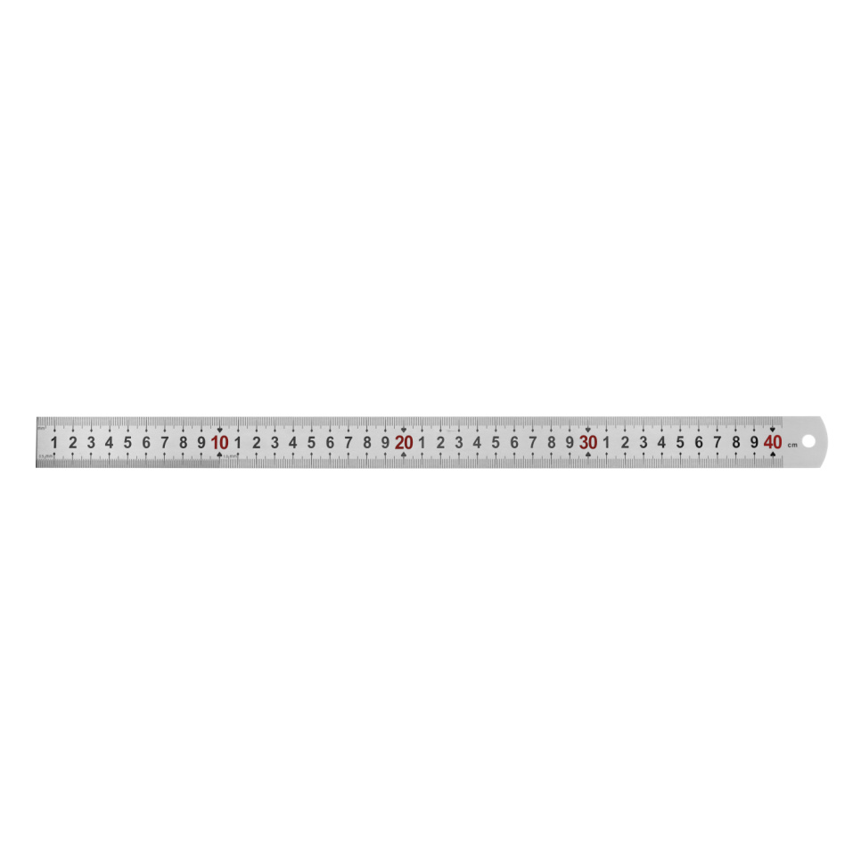 Règle en acier inoxydable, 40 cm – Déglon dans le groupe Cuisine / Ustensiles de cuisine / Mise en place l\'adresse The Kitchen Lab (1525-33676)