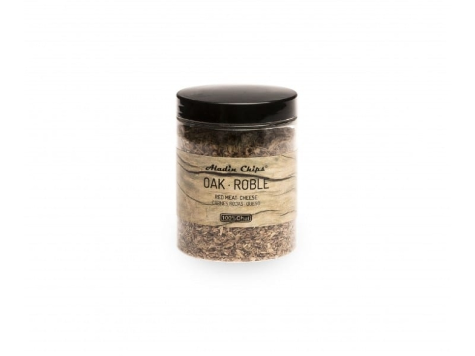 Copeaux de fumée pour pistolets à fumer, Chêne 80g - 100% Chef dans le groupe Barbecues, plaques de cuisson et Fours / Barbecue à charbon et à briquettes / Copeaux de fumée l\'adresse The Kitchen Lab (1532-14368)