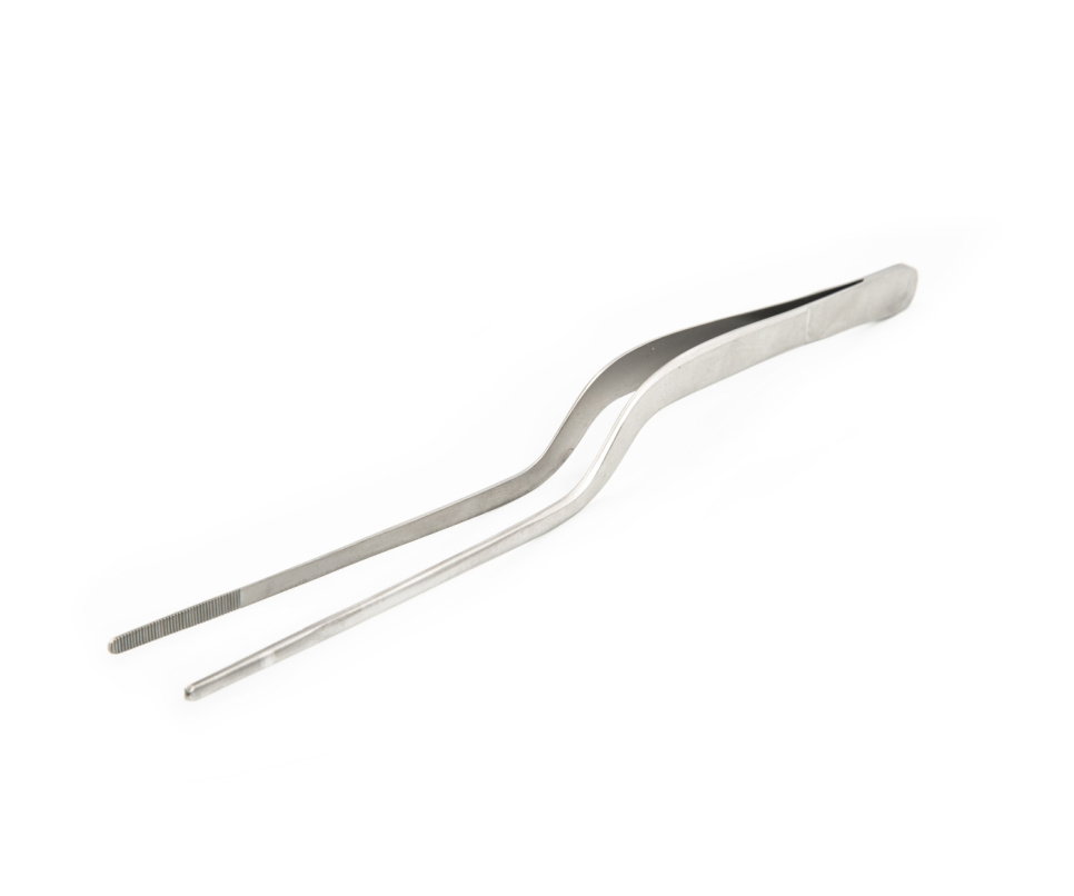 Pince à épiler, offset - 100% Chef - 20 cm dans le groupe Cuisine / Ustensiles de cuisine / Pinces l\'adresse The Kitchen Lab (1532-14417)