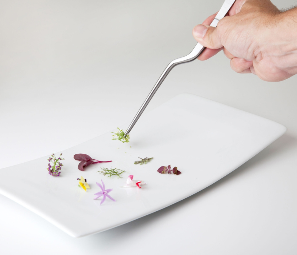 Pince à épiler, offset - 100% Chef - 20 cm