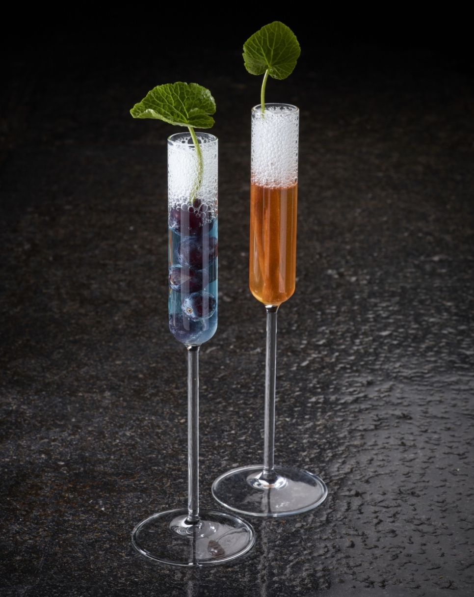 Verre à cocktail, Eprouvette sur pied, Lot de 2 - 100% Chef
