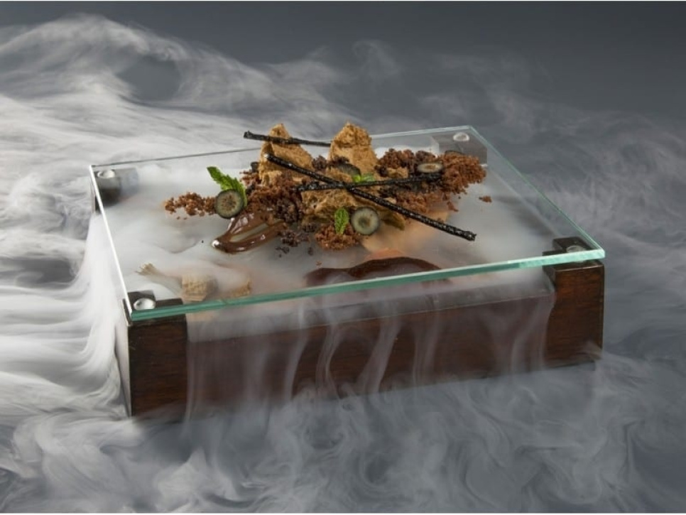 Boîte en bois de noyer pour servir - 100% Chef