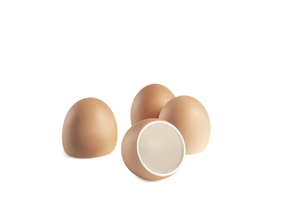 Œufs en porcelaine pour servir, marron, pack de 6 - 100% Chef dans le groupe Arts de la table / Autre pour les arts de la table et service / Dresser la table l\'adresse The Kitchen Lab (1532-26316)