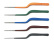 Pince à épiler de différentes couleurs, décalée, 20 cm - 100% Chef