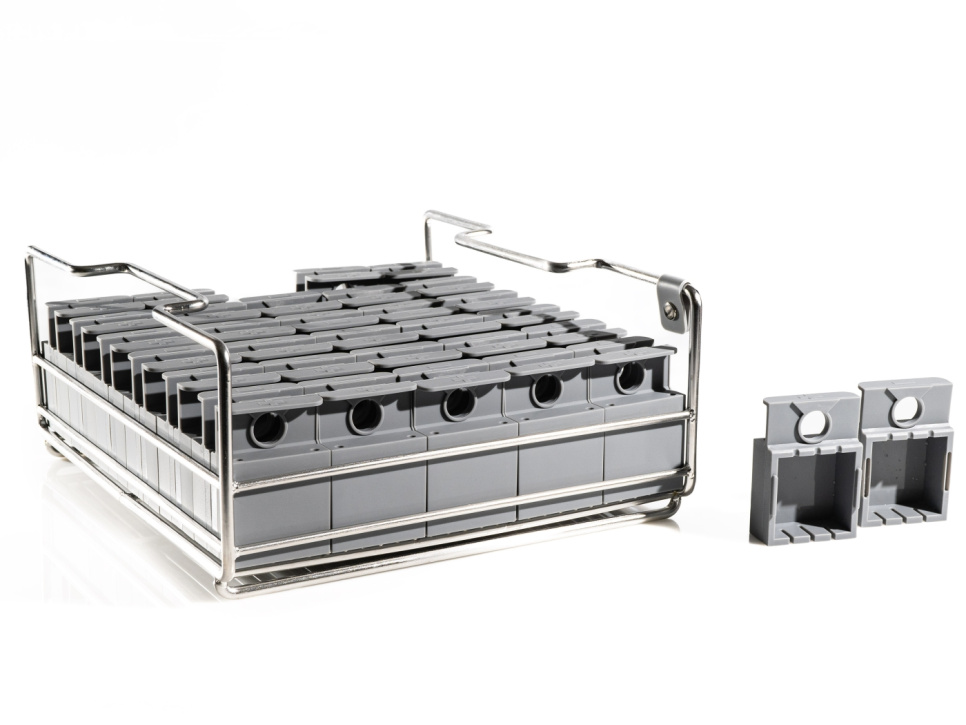 Jeu de 30 moules en silicone, cubes de 5,5 cm pour la Machine à glace claire Alinia - 100% Chef dans le groupe Électroménager / Conserver au frais et congeler / Machines à glaçons l\'adresse The Kitchen Lab (1532-31046)