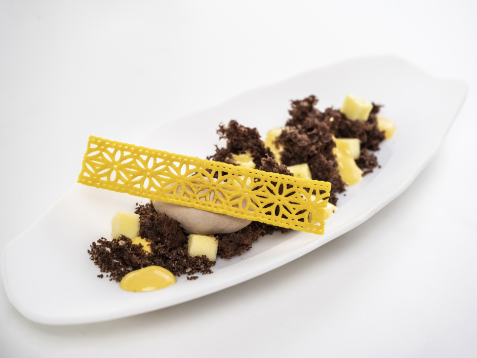 Moule en silicone pour Tuille, arabesque - 100% Chef