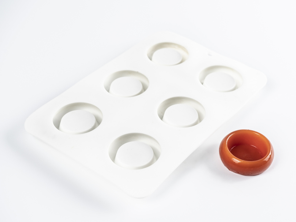 Moule en silicone pour la décoration, Bol - 100% Chef dans le groupe Pâtisserie / Moules / Moules en silicone l\'adresse The Kitchen Lab (1532-31069)