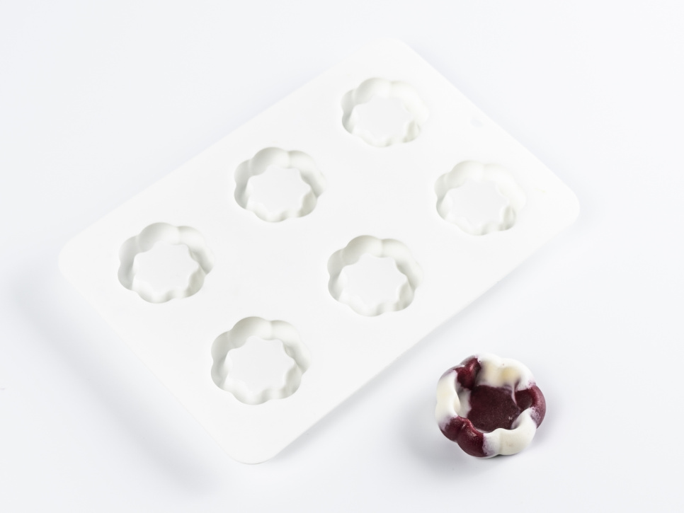 Moule en silicone pour décoration, Bol à fleurs - 100% Chef dans le groupe Pâtisserie / Moules / Moules en silicone l\'adresse The Kitchen Lab (1532-31070)