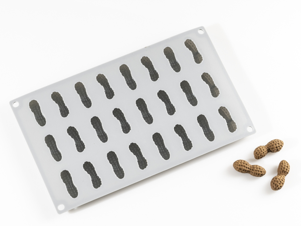 Moule en silicone pour décoration, cacahuète - 100% Chef dans le groupe Pâtisserie / Moules / Moules en silicone l\'adresse The Kitchen Lab (1532-31078)