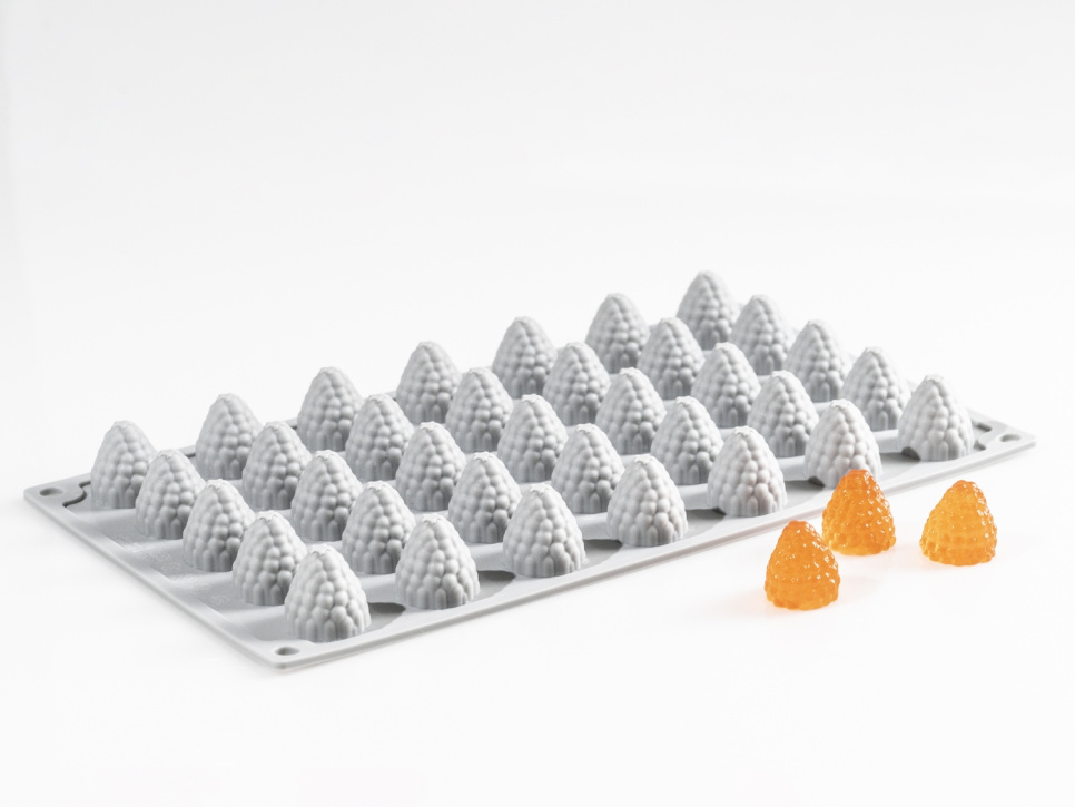 Moule en silicone pour décoration, Framboise - 100% Chef dans le groupe Pâtisserie / Moules / Moules en silicone l\'adresse The Kitchen Lab (1532-31079)