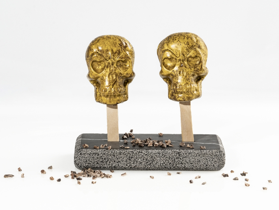 Moule à glace en silicone, tête de mort - 100% Chef