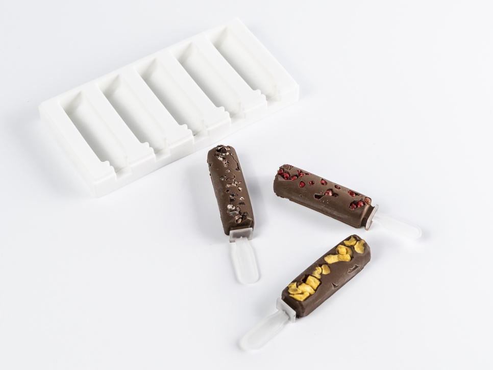Moule en silicone pour décoration, Mini bâton de glace modèle 2 - 100% Chef dans le groupe Pâtisserie / Moules / Moules en silicone l\'adresse The Kitchen Lab (1532-31092)