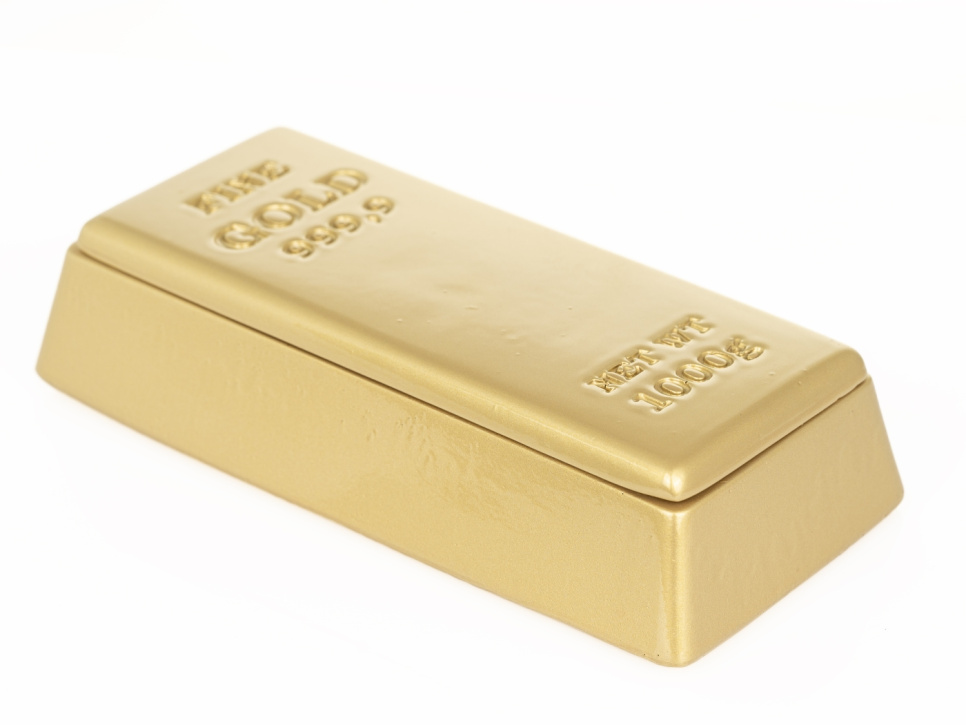 Plat de service, Barre d\'or, 21 x 10 cm - 100% Chef dans le groupe Arts de la table / Assiettes, Bols et Plats / De la graisse l\'adresse The Kitchen Lab (1532-31114)