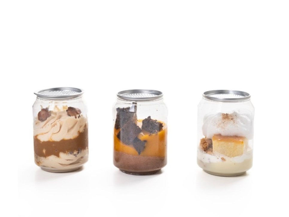 Peel off lids - 225 cl, 33 cl & 50 cl, 100-Pack - 100% Chef