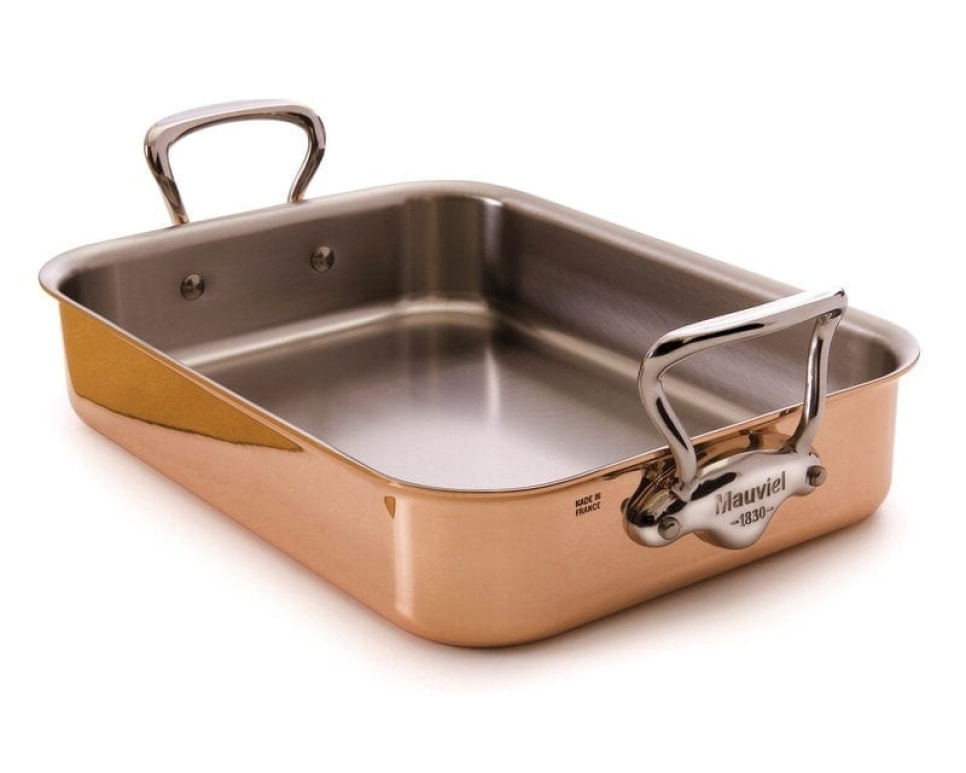 M\'150s Plat à four en cuivre 35x25cm - Mauviel dans le groupe Cuisine / Plats de cuisson et produits GastroNorms / Moules pour le four l\'adresse The Kitchen Lab (1544-14575)
