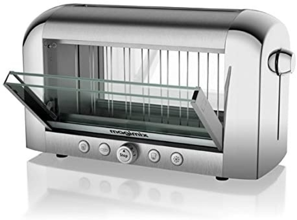 Grille-pain, Vision, 2 disques, noir/acier - Magimix