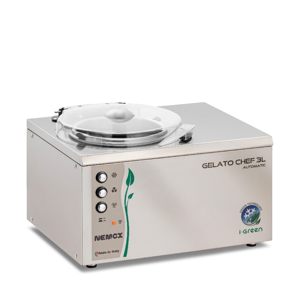 Sorbetière Gelato Chef 3L Auto I-Green - Nemox dans le groupe Électroménager / Conserver au frais et congeler / Machines à crème glacée l\'adresse The Kitchen Lab (1544-28268)
