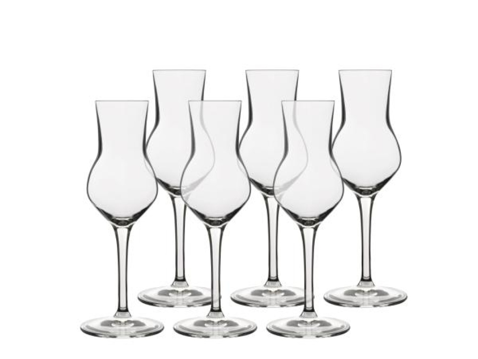 Verres à grappa, Atelier, 8 cl, paquet de 6 - Luigi Bormioli dans le groupe Arts de la table / Verre / Verres à spiritueux l\'adresse The Kitchen Lab (1544-30949)