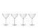 Verres à martini, Optica, 22 cl, 4 pièces - Luigi Bormioli
