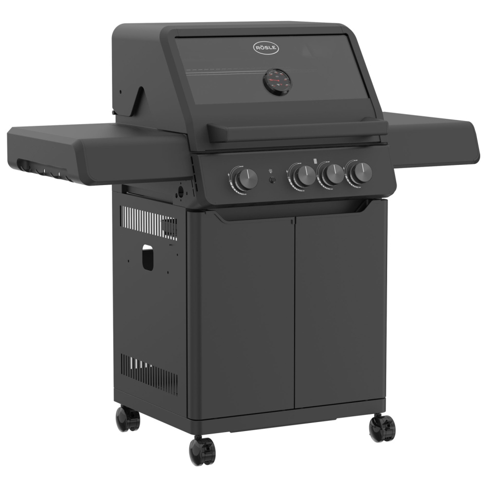 Gril à gaz AllFlame Peer 3, 13500 W - Rösle dans le groupe Barbecues, plaques de cuisson et Fours / Barbecues / Barbecues à gaz l\'adresse The Kitchen Lab (1544-30986)