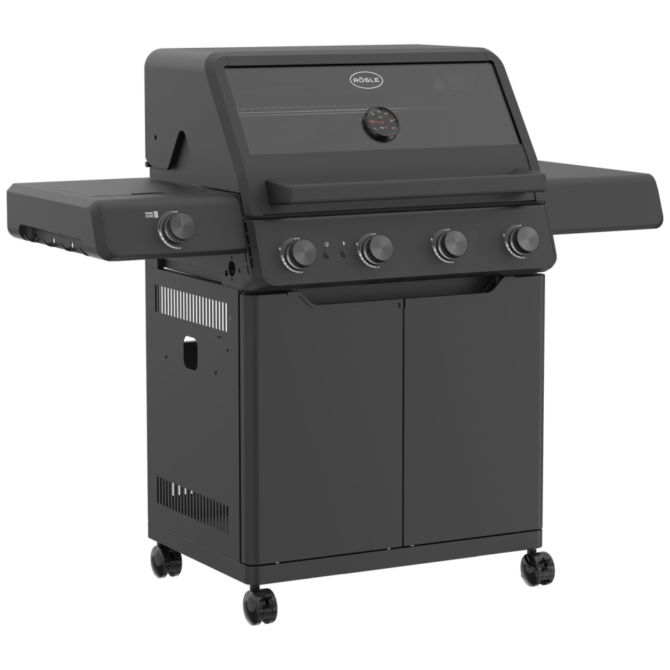 Gril à gaz AllFlame Prime 4, 18000 W - Rösle dans le groupe Barbecues, plaques de cuisson et Fours / Barbecues / Barbecues à gaz l\'adresse The Kitchen Lab (1544-30987)