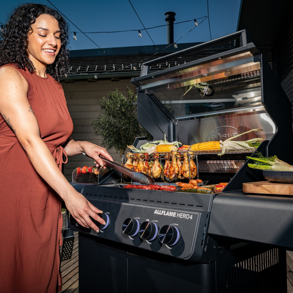 Gril à gaz AllFlame Hero 4, 21000 W - Rösle