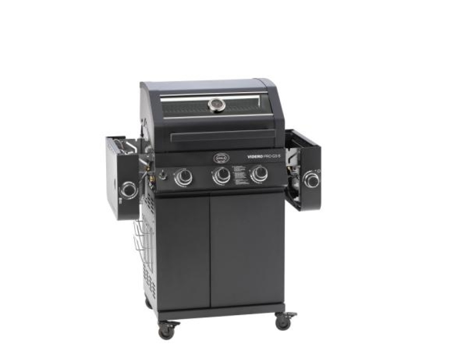 Gril à gaz Videro PRO G3-S Vario+, 1700 W - Rösle