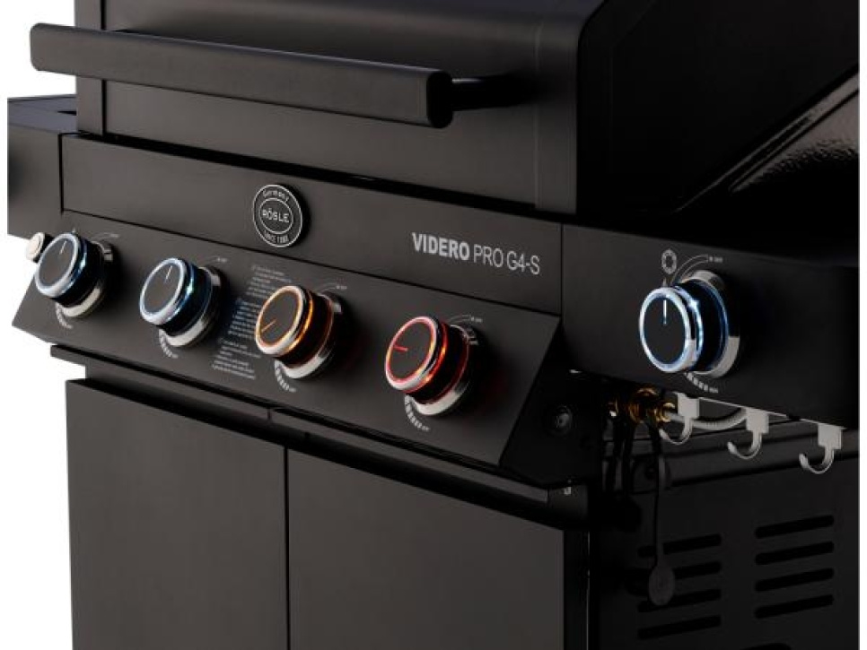 Gril à gaz Videro PRO G3-S Vario+, 1700 W - Rösle