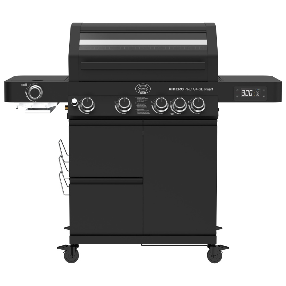 Gril à gaz Videro PRO G4-SB Smart Vario+, 20700 W - Rösle