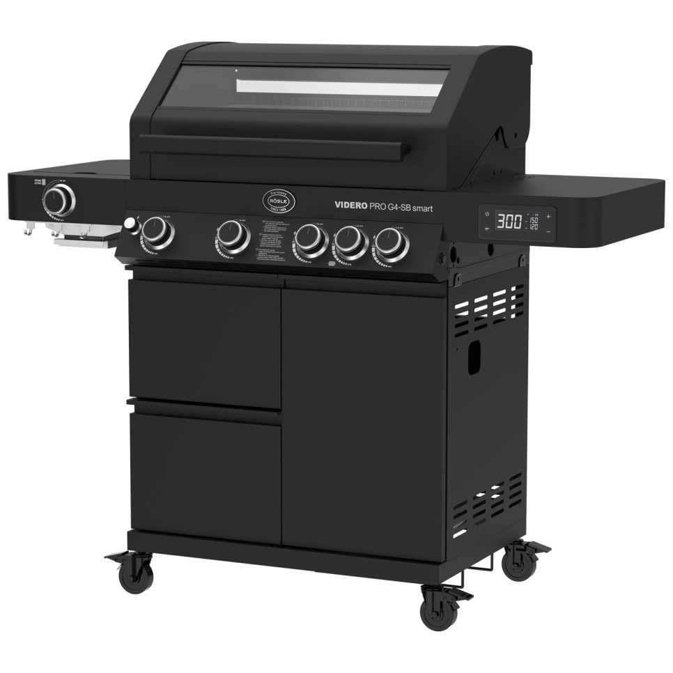 Gril à gaz Videro PRO G4-SB Smart Vario+, 20700 W - Rösle