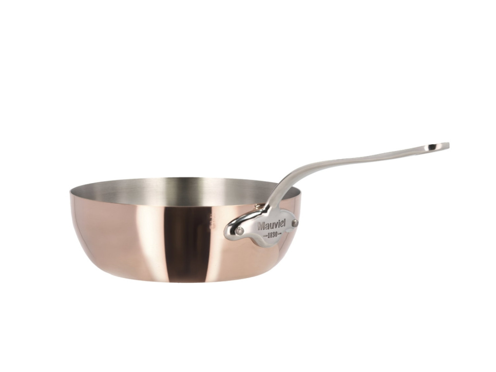 Batterie de Cuisine avec Couvercles, 10 Pièces, Cuivre/Acier Inoxydable - Mauviel
