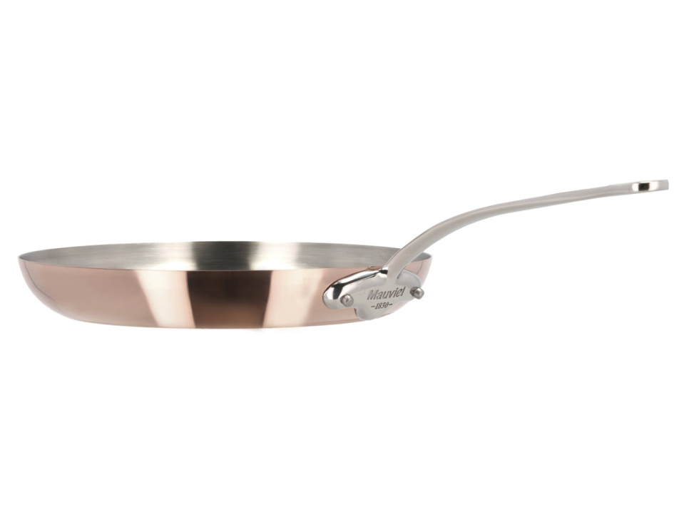 Batterie de Cuisine avec Couvercles, 10 Pièces, Cuivre/Acier Inoxydable - Mauviel