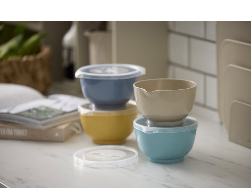 Set de bols avec couvercles 0,5 L, 8 pièces, Margrethe, Couleurs assorties - Rosti