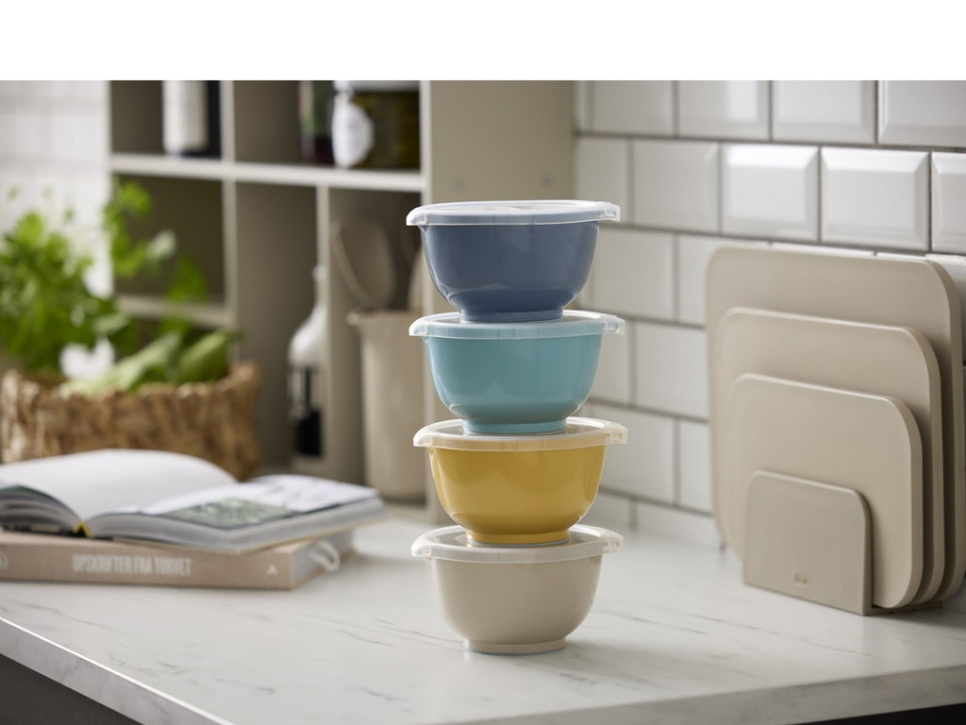 Set de bols avec couvercles 0,5 L, 8 pièces, Margrethe, Couleurs assorties - Rosti