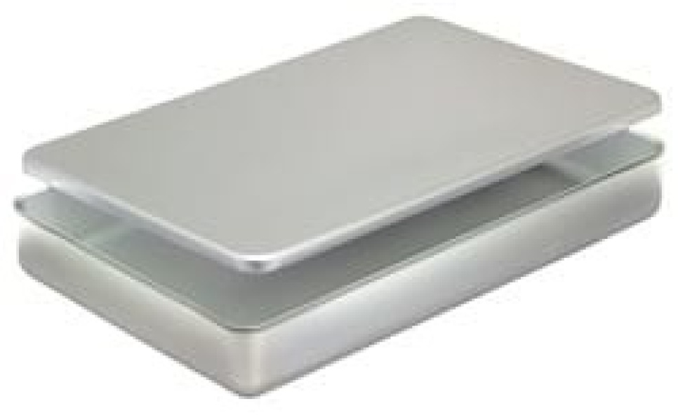 Moule à pâtisserie en aluminium avec couvercle, 41 x 27 x 6 cm dans le groupe Pâtisserie / Ustensiles à pâtisserie / Plaques et plats à cuisson l\'adresse The Kitchen Lab (1548-14659)