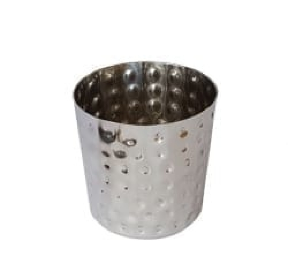 Tasse en inox, 8x8 cm, finition martelée - Groupe U dans le groupe Arts de la table / Autre pour les arts de la table et service / Dresser la table l\'adresse The Kitchen Lab (1548-15801)