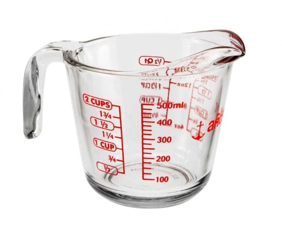 Verre doseur, verre trempé - Ancre dans le groupe Cuisine / Jauges et verres doseurs / Mesure volumétrique l\'adresse The Kitchen Lab (1548-25367)