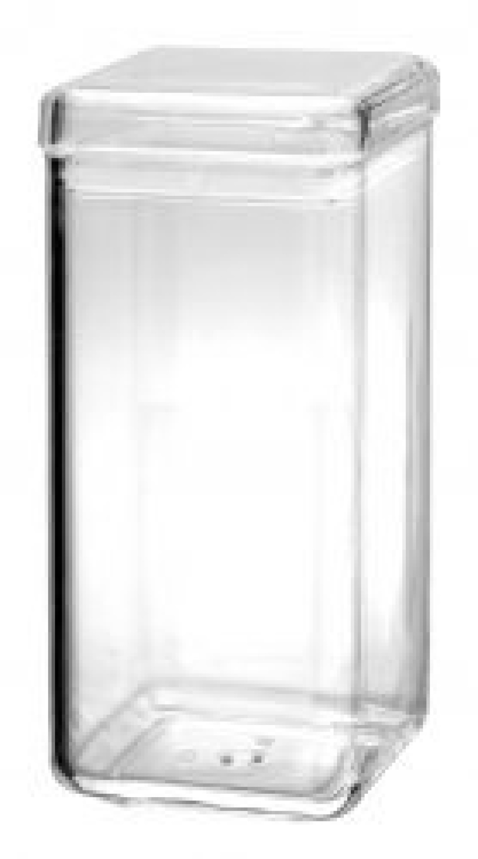 Pot de rangement carré, 1,6 L dans le groupe Cuisine / Ustensiles de cuisine / Bouteilles et bocaux l\'adresse The Kitchen Lab (1548-26196)