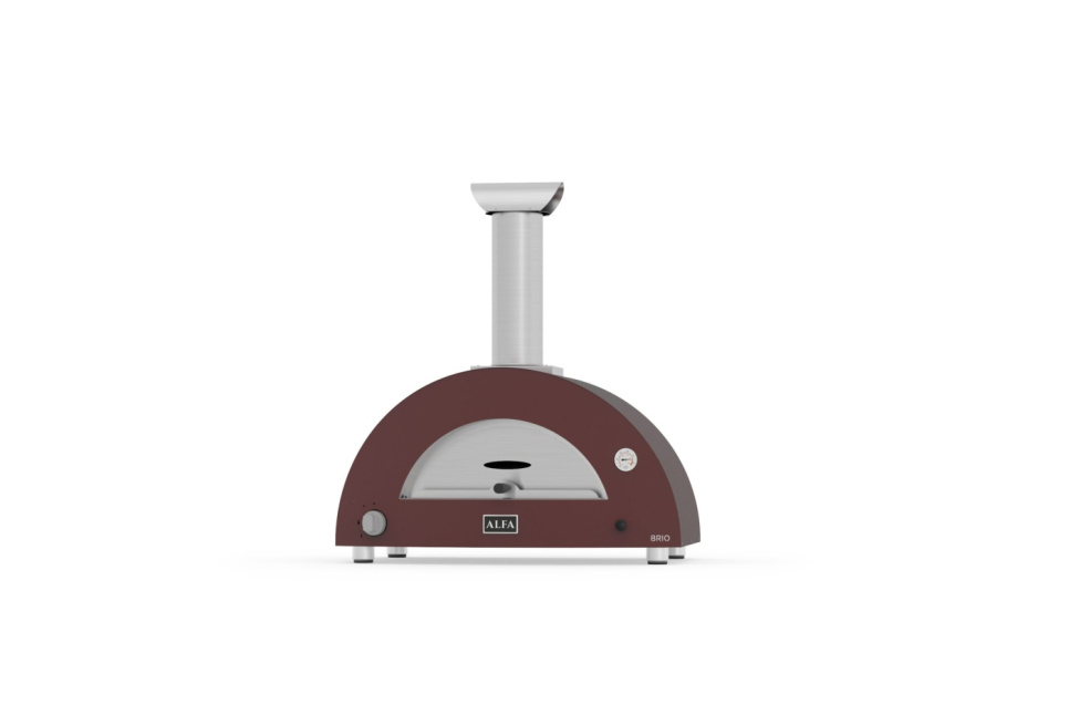 Brio, Four à pizza, à gaz, Rouge - Alfa Forni dans le groupe Barbecues, plaques de cuisson et Fours / Fours / Fours à bois l\'adresse The Kitchen Lab (1590-25559)