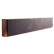 Tranche de couteau en cuir noir, noyer marron foncé - Piotr The Bear