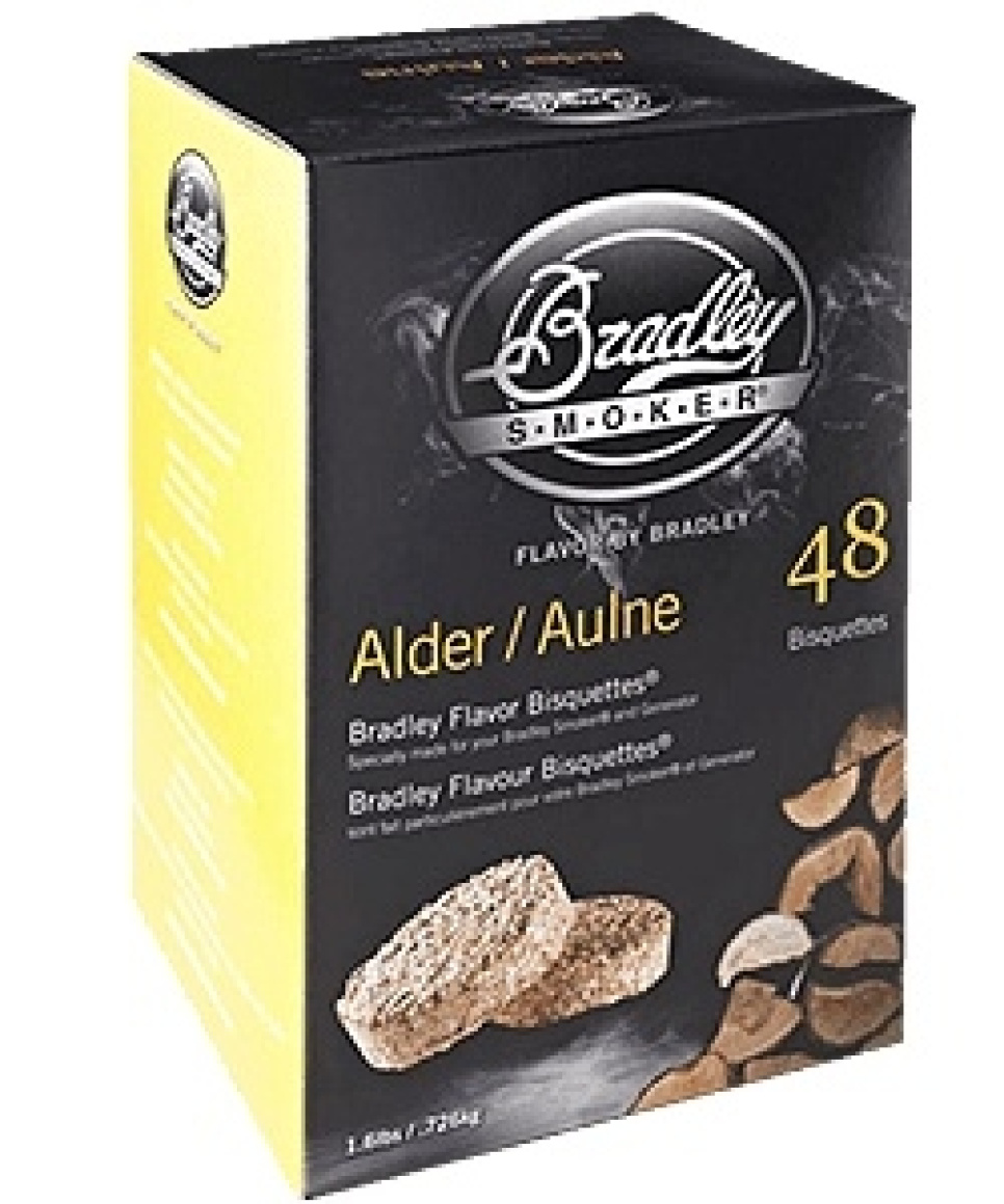 Briquettes pour fumeur, Bisquettes aromatisées - Bradley Smoker dans le groupe Barbecues, plaques de cuisson et Fours / Barbecue à charbon et à briquettes / briquettes l\'adresse The Kitchen Lab (1594-24387)