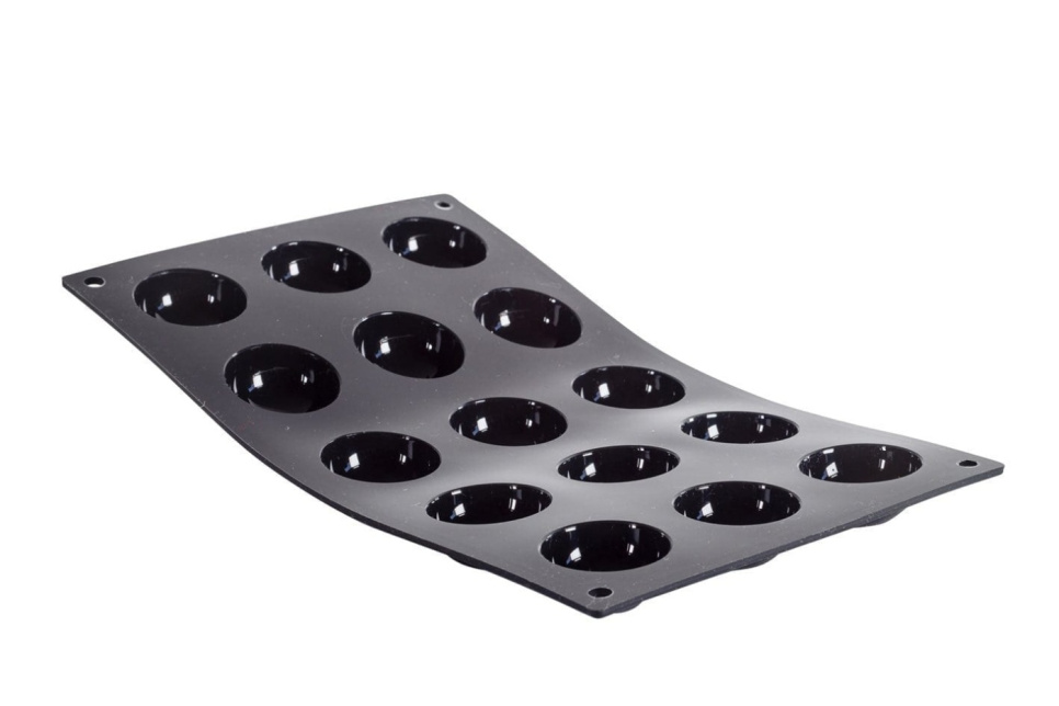 Moule en silicone, 15 hémisphères - De Buyer dans le groupe Pâtisserie / Moules / Moules en silicone l\'adresse The Kitchen Lab (1602-15439)
