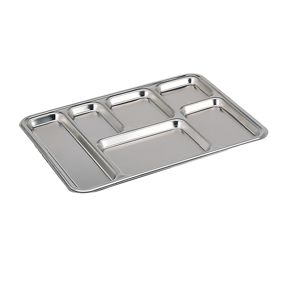 Manchez un plateau de place avec 6 poches en acier inoxydable - de Buyer dans le groupe Cuisine / Plats de cuisson et produits GastroNorms / Plaques et plats à cuisson l\'adresse The Kitchen Lab (1602-15511)