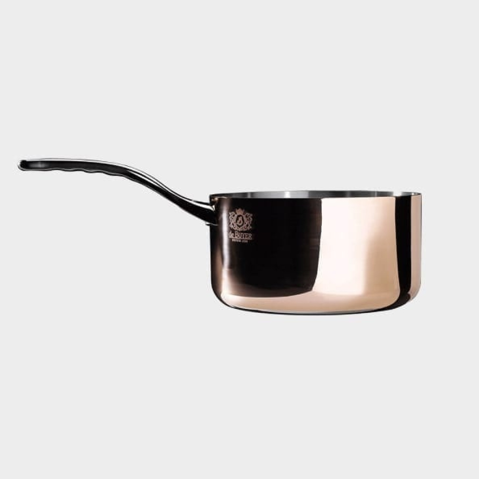 Casserole en cuivre avec fond induction, Prima Matera - De Buyer dans le groupe Cuisine / Casseroles et poêles / Poêles l\'adresse The Kitchen Lab (1602-16976)