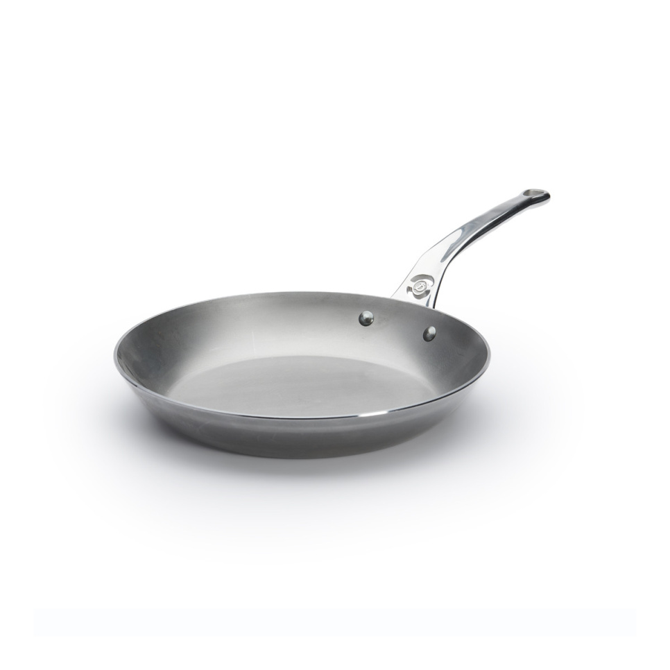 Poêle en acier carbone avec manche en acier, Mineral-B - De Buyer dans le groupe Cuisine / Poêle à frire / Poêles à frire l\'adresse The Kitchen Lab (1602-16982)